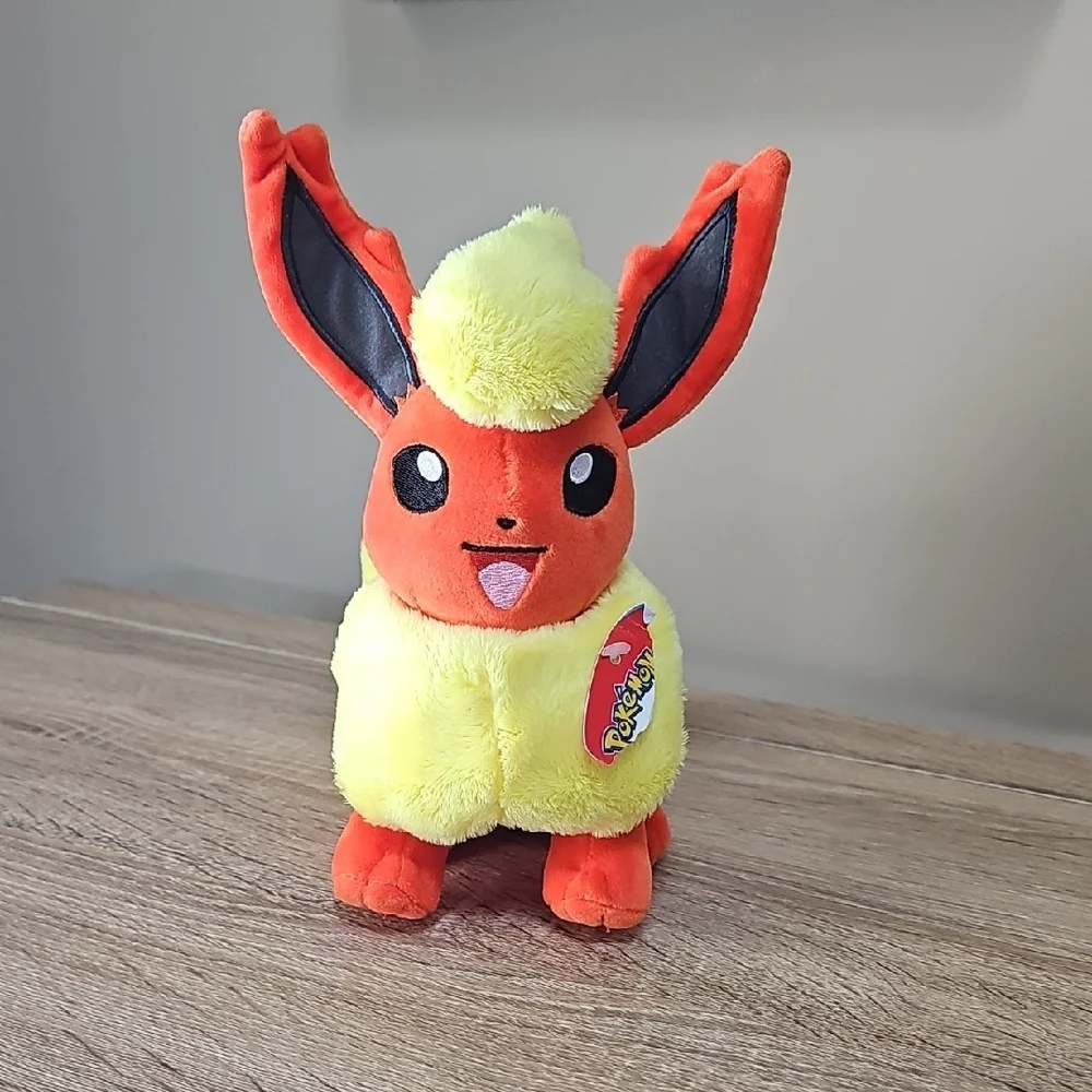 Flareon Plush Toy - Red and Yellow